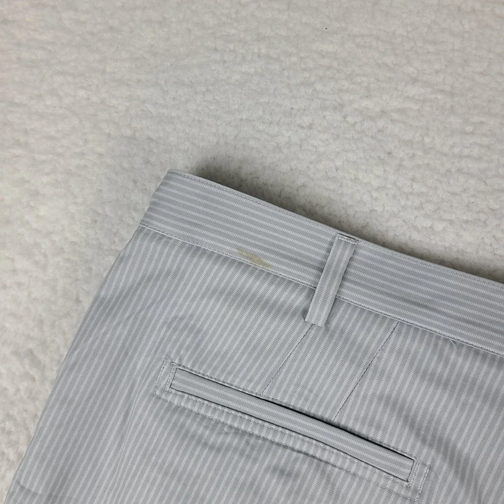 Adidas Shorts Mens 42 Gray‎ Striped 9